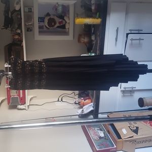 High Low Black Strapless Sweetheart Dress